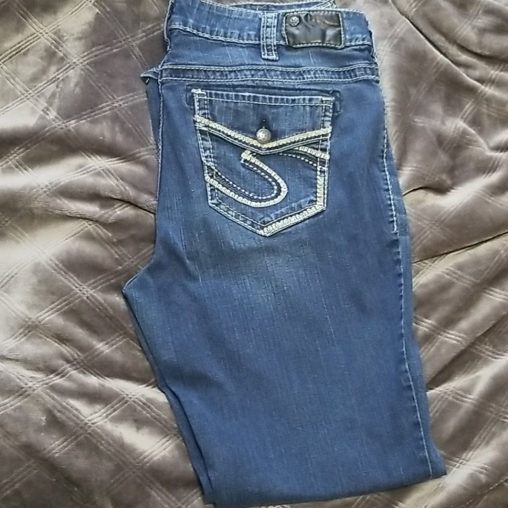 Silver jeans
